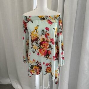 Altard State Floral Off-Shoulder Women Top